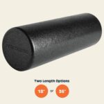 Retrospec Relief Foam Roller 18" & 36" High-Density EPP Extra Firm Round Foam Roller for Exercise, Massage Yoga, Pilates and Post Workout Muscle Recovery - Image 4