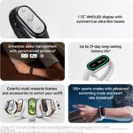 Xiaomi Mi Smart Band 10 (2025) Global Version - 1.72" AMOLED Display | 21 Days Battery Life | Touchscreen, Multi-Sport Tracker, Activity Tracker, Heart Rate Monitor | BT5.4 - (Midnight Black) - Image 3
