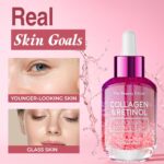 Collagen & Retinol Serum For Face - Ultra Hydrating, Restores, Smooths & Reduces Wrinkles - Dermatologist Tested, Natural Ingredients, Clean Beauty - Korean Skin Care - 1.69 Fl. Oz - Image 7