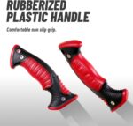 Machete with Saw - 19” Heavy Duty Tool & Sheath - Ergonomic No-Slip Handle - Survival Knife with Serrated Blade - Machetes for Bushcraft Hunting Garden Cutting Trees and Yard Work - Image 6