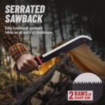 Machete with Saw - 19” Heavy Duty Tool & Sheath - Ergonomic No-Slip Handle - Survival Knife with Serrated Blade - Machetes for Bushcraft Hunting Garden Cutting Trees and Yard Work - Image 8