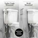 Purrfectzone Bidet Sprayer for Toilet, Handheld Sprayer Kit, Cloth Diaper Sprayer Set - Easy to Install - Stainless Steel - Image 7