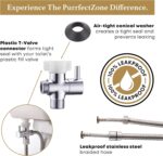 Purrfectzone Bidet Sprayer for Toilet, Handheld Sprayer Kit, Cloth Diaper Sprayer Set - Easy to Install - Stainless Steel - Image 8