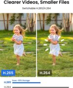 REOLINK 4K PoE Security Camera System Wired, 8pcs 8MP PoE Cameras, Smart Person/Vehicle Detection, 16CH NVR with 4TB HDD, H.265, 24/7 Recording, High Bitrate & Clear Stream, RLK16-800D8 - Image 7