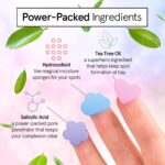 grace & stella Award Winning Pore Strip - Pimple Patches for Face - Hydrocolloid Acne Patches - Absorbs Zits, Reduces Redness - Cute Patches Dermatologist-Tested, Vegan (Multishape, 36 Count) - Image 5