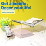Crpich Acrylic Cell Phone Stand, Portable Clear Phone Stand for Desk, Compatible with Phone16 15 14 13 Pro Max Mini 12 11 Plus SE, Switch, Android Smartphone, Pad, Tablet, Desk Accessories - Image 8