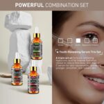 3 Pack Face Serum Set - Includes Vitamin C, Retinol & Hyaluronic Acid - Firming, Brightening & Hydrating - Reset Your Skin Day and Night - Image 3