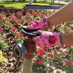 Leather Gardening Gloves for Women, Flexible Breathable Garden Gloves, Thorn Proof Working Gloves for Weeding, Digging and Pruning, Small, Pink - Image 3