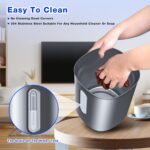 4L Ultrasonic Cool Mist Humidifier with 304 Stainless Steel Tank, Auto Humidity Control, Night Light, and Timer - For Large Rooms and Baby - Image 7