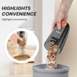 Candy Corded Stick Vacuum Cleaner, Powerful Suction Handheld Vacuum with One-Click Dust Disposal, 3-in-1 Use for Hard Floor, Ceramic Tile, 0.8 Liters Capacity, Easy Clean - Image 6
