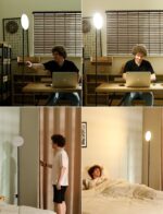 Modern LED Floor Lamp - Remote & Touch Control, 40W/2400LM Sky Torchiere Standing Lamp, Fully Dimmable, 3 Color Temperatures, Ideal for Living Room & Bedroom, Easy to Assemble - Image 7