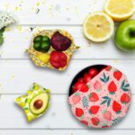 Reusable Beeswax Wrap - 9 Pack Eco-Friendly Beeswax Wraps For Food, Organic, Sustainable, Biodegradable, Zero Waste, Plastic-Free Food Storage, 1L Strawberry, 3M Orange, 5S Lemon Patterns - Image 8