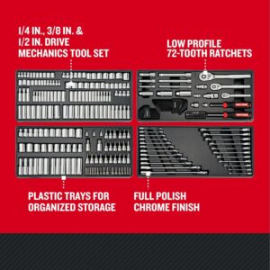 CRAFTSMAN Mechanics Tool Set, 298 Piece Hand Tool and Socket Set SAE/Metric (CMMT12139) - Image 3