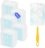 50 Count 180° Multi-Surface Feather Duster Refills Compatible with Swiffer Handle, Heavy Duty Duster Replacement with 1 Handle - Image 2