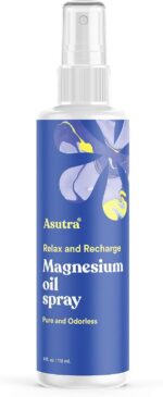 ASUTRA Magnesium Oil Spray, 4 fl oz - Topical Magnesium, Rapid Absorption, Pure, Odorless and Non-Greasy, Magnesium Derived from Zechstein Seabed - Image 2