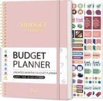 Budget Planner - Monthly Budget Book with Expense Tracker Notebook, Undated Bill Organizer & Finance Planner to Take Control of Your Money, 2025-2026 Account Book to Manage Your Finances-Pink - Image 2