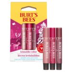 Burt's Bees Shimmer Lip Tint Stocking Stuffers Set, Tinted Lip Balm, Moisturizing for All Day Hydration with Natural Glowy Pigmented Finish & Buildable Color, Kissable Color, Warm Collection (3-Pack) - Image 2