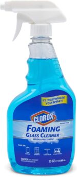 CLOROX Foaming Glass Cleaner Trigger Spray | All Purpose Window and Glass Cleaner Spray | Window Cleaning Spray | Streak-Free & No-Drip formula Glass Cleaners for Windows and Mirrors, 23 Oz - Image 2