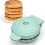 CROWNFUL Mini Waffle Maker, 4" Chaffle Maker with Compact Design, Easy to Clean, Non-Stick Surface, Recipe Guide Included, Perfect for Breakfast, Dessert, Sandwich, or Other Snacks - Image 2