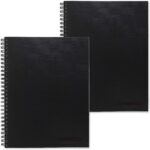 Cambridge Business Notebook, Legal Ruled, 6-1/2" x 9-1/2", Wirebound, Black, 2 Pack (73599) - Image 2