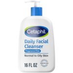 Cetaphil Face Wash, Daily Facial Cleanser for Sensitive, Combination to Oily Skin, 16 Oz, Fragrance Free, Gentle Foaming, Soap Free, Hypoallergenic - Image 2