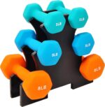 Fitvids Adjustable Dumbbell Set, Cast Iron Weight Plates with Non-Slip Ergonomic Handles, Detachable Barbell Connector for Full-Body Workouts, Compact Design for Home Gym & Small Spaces, Multiple Sizes - Image 2