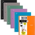 Five Star Spiral Notebook + Study App, 6 Pack, 1 Subject, Graph Ruled Paper, 8-1/2" x 11", 100 Sheets, Fights Ink Bleed, Water Resistant Cover, Assorted Colors (73549) - Image 2