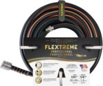 Flexon Flextreme Pro 5/8" x 100ft Performance Rubber Garden Hose – Heavy-Duty, Kink-Resistant, All-Weather Flexibility, Industrial-Grade Couplings, Durable Outdoor Watering Hose for Lawn & Garden - Image 2