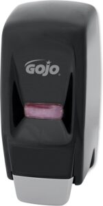 GOJO 800 Series Bag-in-Box Push-Style Lotion Soap Dispenser, Black, for 800 mL Lotion Soap Refills (Pack of 1) - 9033-12 - Image 2