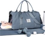 Gym Bag Womens,Travel Duffel Carry on Bag Sport Tote Bag Weekend Overnight Bag - Image 2