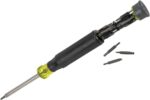 Klein Tools 32327 Precision Screwdriver Set, 27-in-1 Multi-Bit Screwdriver, Onboard Storage, Rare-Earth Magnet, Ideal for Terminal Blocks - Image 2