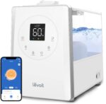 LEVOIT LV600S Smart Warm and Cool Mist Humidifiers for Home Bedroom Large Room, (6L) 753ft² Coverage, Quickly & Evenly Humidify Whole House, Easy Top Fill, App & Voice Control - Quiet Sleep Mode - Image 2