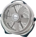 Lasko Wind Machine Fan, Air Circulator Fan with 3 Speeds, 20" Model 3300, Gray - Image 2