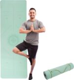 Non-Slip Yoga Mat with Alignment Marks – Lightweight Exercise Mat with Carry Strap for Home Workout or Travel by Wakeman Outdoors - Image 2