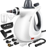Pressurized Handheld Multi-Surface Natural Steam Cleaner with 12 pcs Accessories, Multi-Purpose Steamer for Home Use, Steamer for Cleaning Floor, Upholstery, Grout and Car (Grey) - Image 2