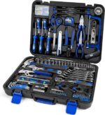 Prostormer 259-Piece Tool Kit, General Household Hand Tool Set with Plastic Storage Toolbox, Portable Complete Repair Tool Box for Home and Car (Blue) - Image 2
