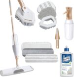 Quick Shine Ultimate Gold Spray Mop Kit | All-in-One 11 Pc Kit w/ Interchangeable Attachments | Floor Cleaner Included | No Batteries Needed | Pro Cleaning System for All Floor Types | 2-in-1 Mop - Image 2
