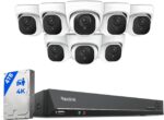 REOLINK 4K PoE Security Camera System Wired, 8pcs 8MP PoE Cameras, Smart Person/Vehicle Detection, 16CH NVR with 4TB HDD, H.265, 24/7 Recording, High Bitrate & Clear Stream, RLK16-800D8 - Image 2
