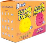 Scrub Daddy 4 Scrub Daddy Sponges & 4 Scrub Mommy Kitchen Sponges - Scratch-Free for Dishes & Multipurpose Cleaning - BPA Free & Made with Polymer Foam - Stain & Odor Resistant (8 Pack) - Image 2