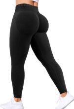 Scrunch Butt Lifting Leggings for Women Gym Seamless Workout Leggings Mid Low Waist Tummy Control Yoga Pants - Image 2