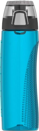 Thermos Intak 24-Ounce Tritan Hydration Bottle with Meter (Teal), One Size, - Image 2