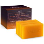 VALITIC Kojic Acid Dark Spot Remover Soap Bars with Vitamin C, Retinol, Collagen, Turmeric - Original Japanese Complex Infused with Hyaluronic Acid, Vitamin E, Shea Butter, Castile Olive Oil (3 Pack) - Image 2