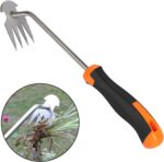 Weed Puller Tool,Portable Garden Weeder Tool,2024 New Gardening Weeding Tools,for Hand Weeder Puller for Vegetable Gardening Backyard Farm Planting & Uprooting Weeding Tool (Rubber Handle) - Image 2