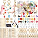Wurosi 325Pcs Charms Lip Gloss Keychain Making Kit, Including 20 Keychain Clips 25 Extender Chain 118 Charms Jewelry Plier, Bag Charm Kit, Keychains Making Supplies for DIY Crafting and Jewelry Making - Image 2