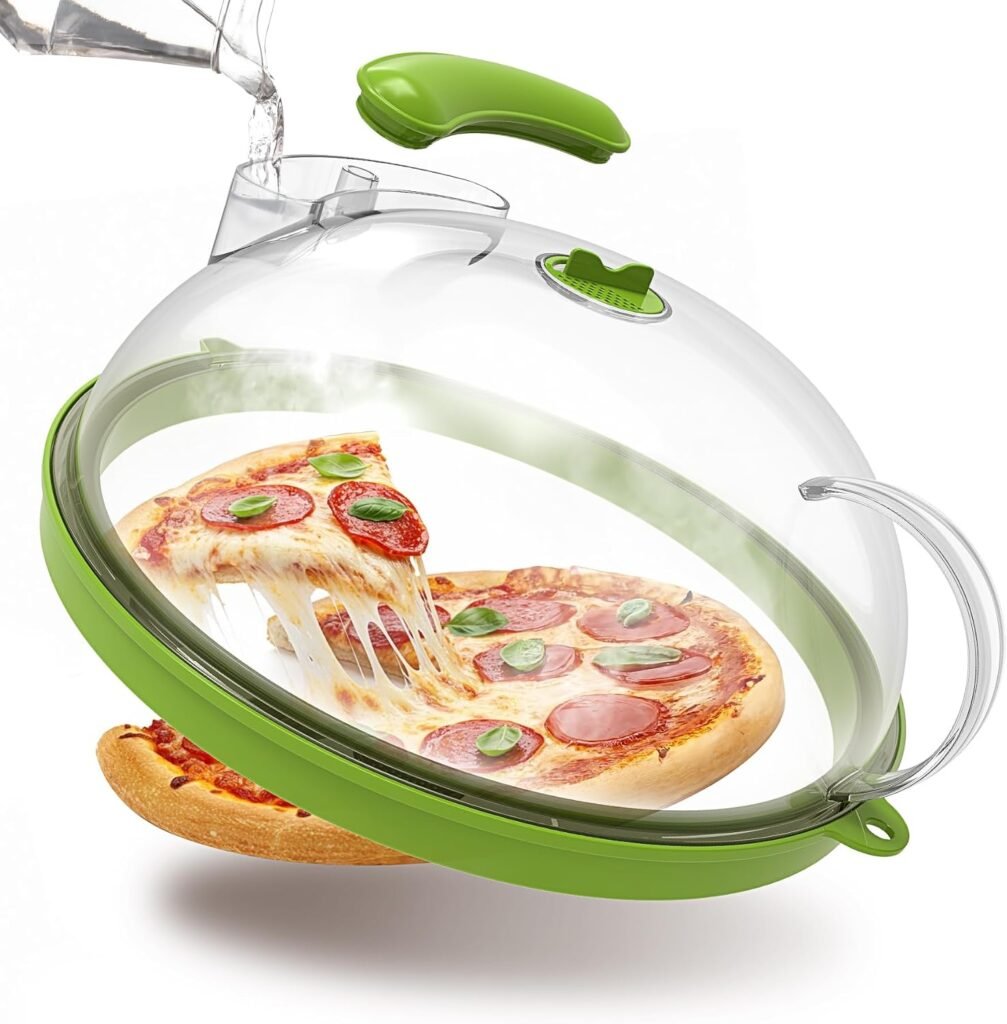 Microwave Splatter Cover with Water Steamer